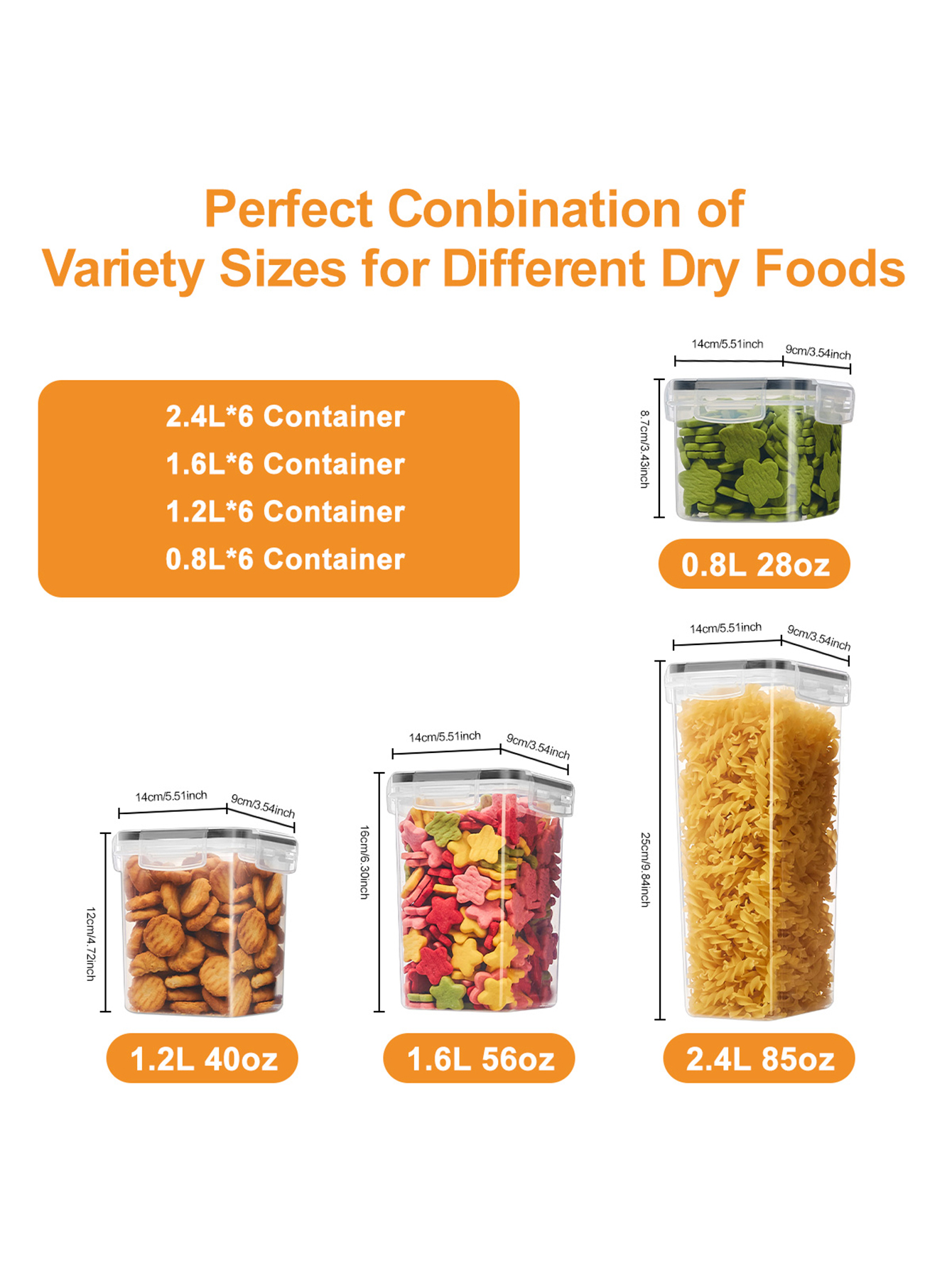 48pcs, Sealed Food Storage Con - Food Storage Pantry recensione e prezzo