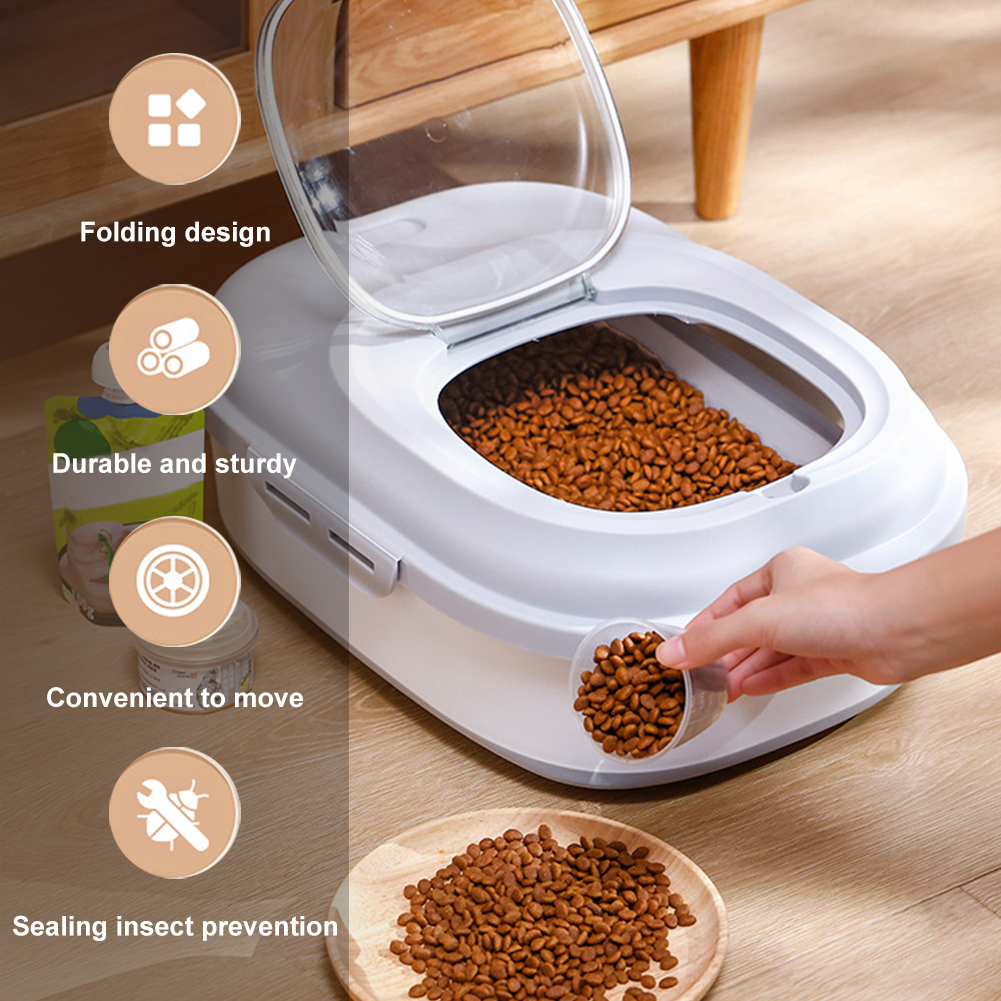 Collapsible Dry Cat Food Box 2 - Food Storage Box Large recensione e prezzo