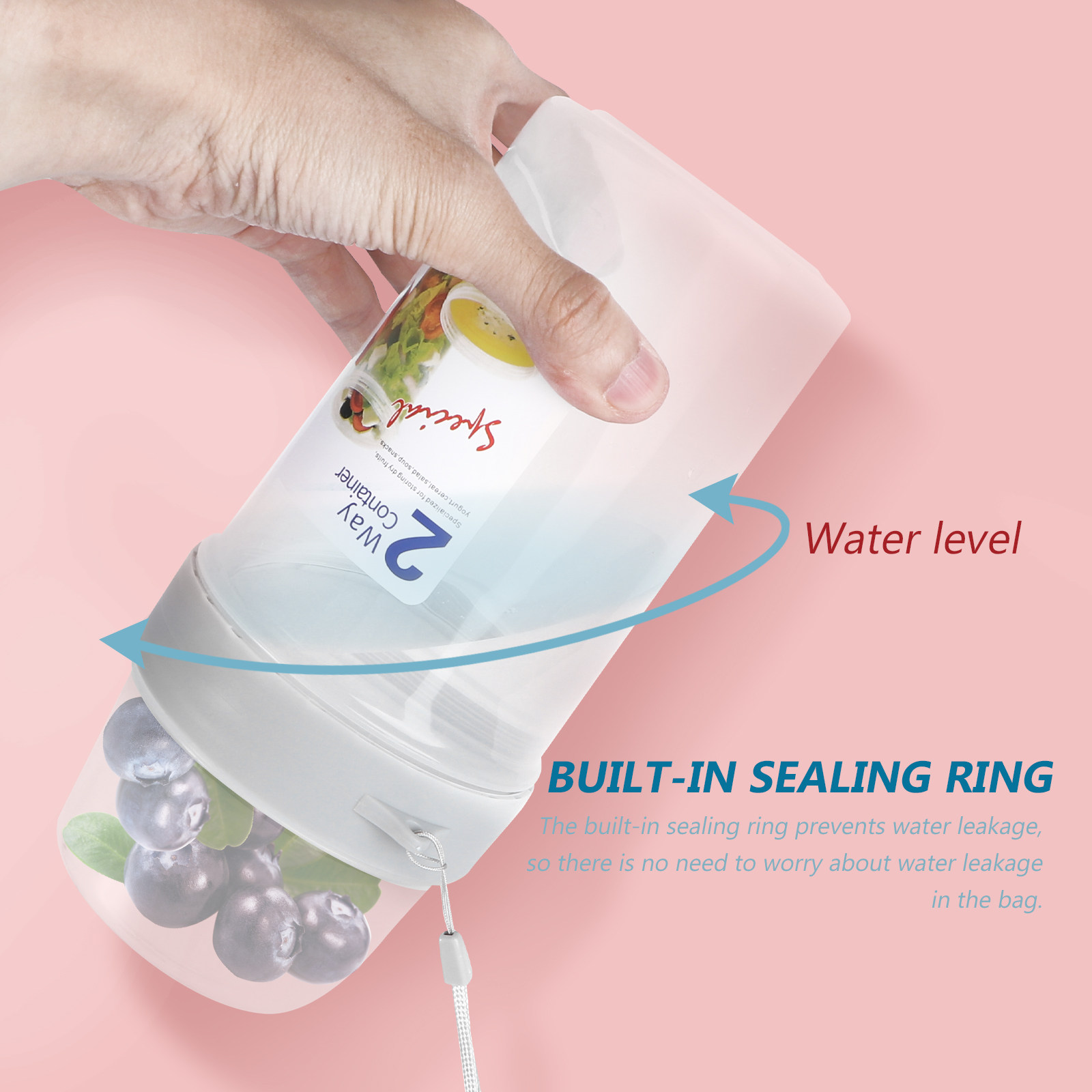 2Pcs Double Layer Sealing Stor - Food Storage Box Large recensione e prezzo