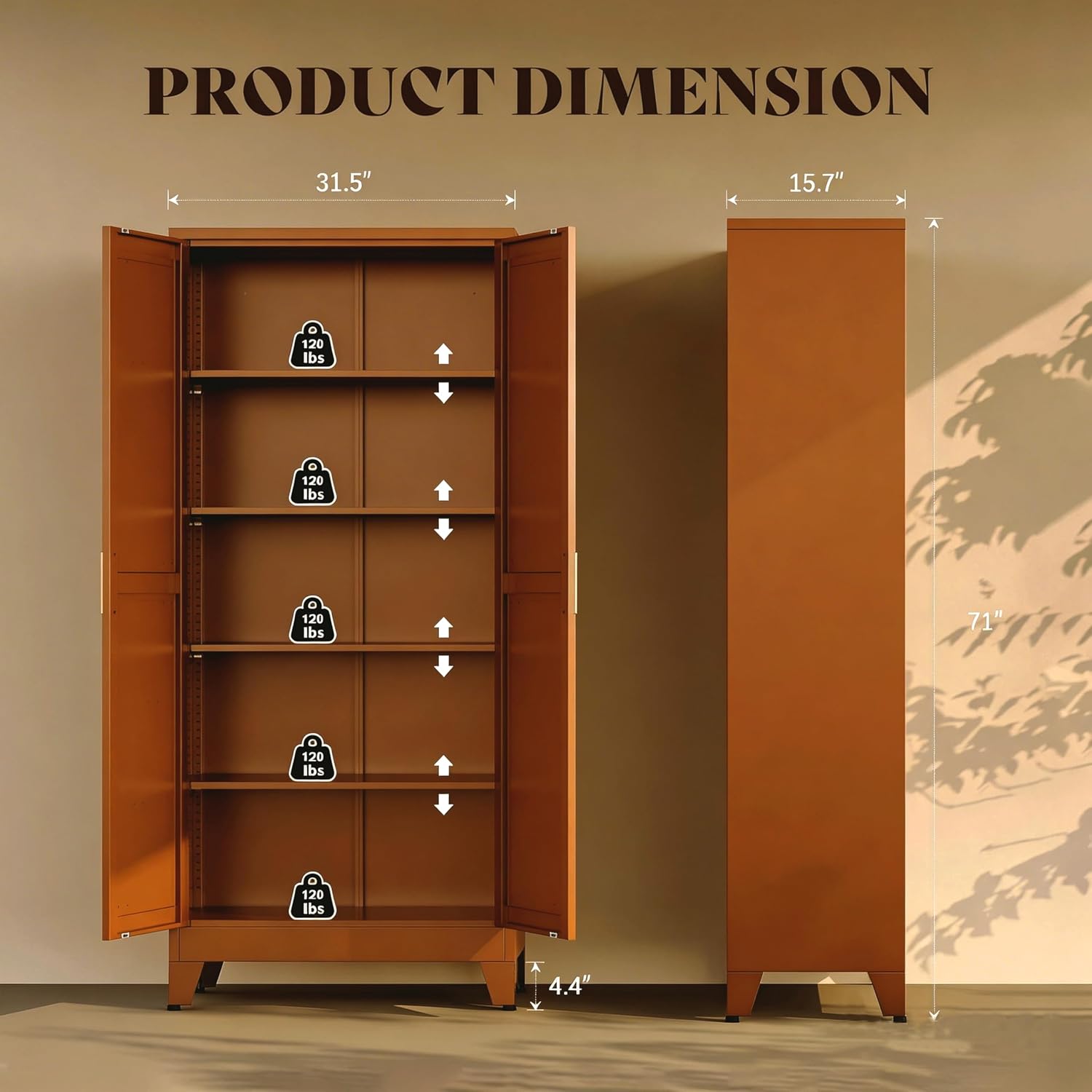 71 Inch Tall Metal Storage Cab - Food Storage In Cabinets recensione e prezzo