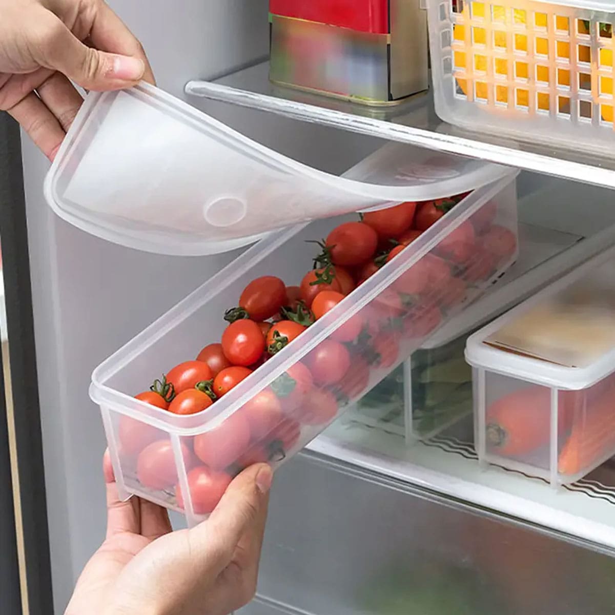 1 Plastic Transparent Storage  - Food Storage Square Containers recensione e prezzo