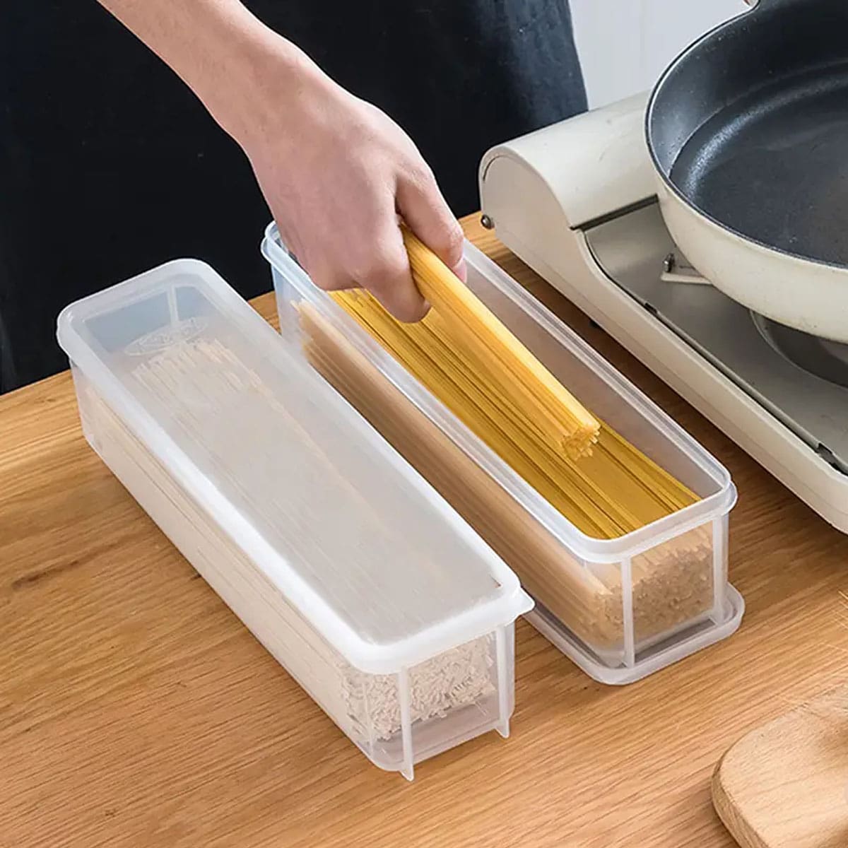 1 Plastic Transparent Storage  - Food Storage Square Containers recensione e prezzo