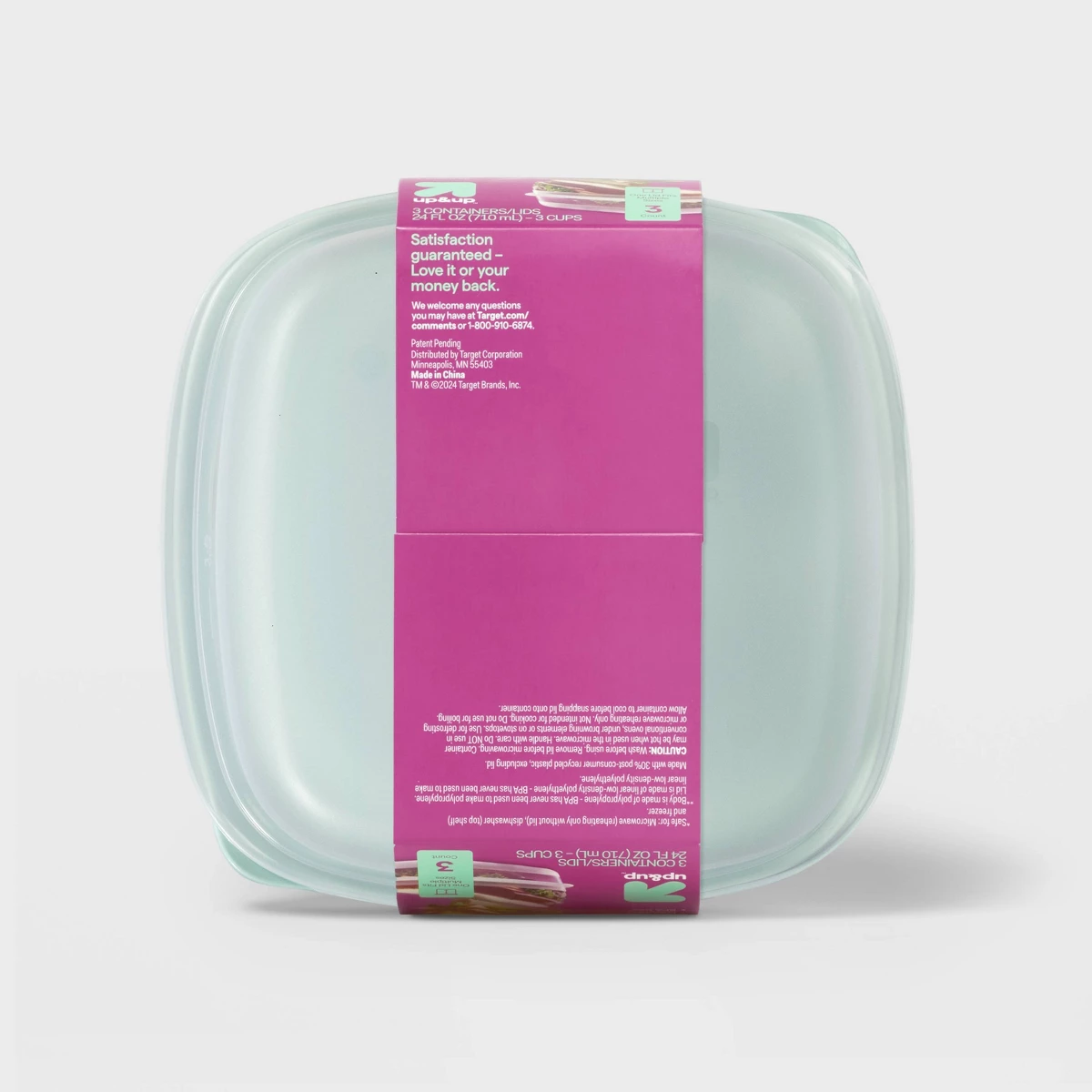 2026 New 3 Pack 24oz Square Fo - Storage Food Prep recensione e prezzo
